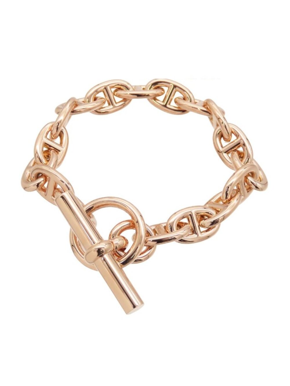 Hermes Chaine D'Ancre PM Pink Gold 18K 17 Top Bracelet